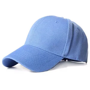 Classy Men Sky Blue Basic Cap