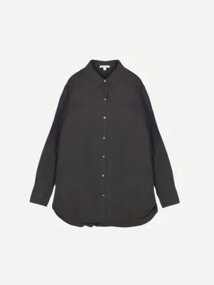 Lightweight Linen Shirt in Magma Pigment