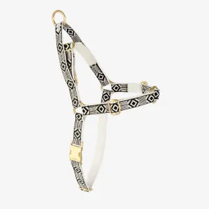 Out of My Box Good Walk No-Pull Dog Harness: Cream Black