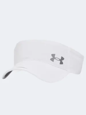 Under Armour Launch Run Visor Women Running Cap White/Reflective